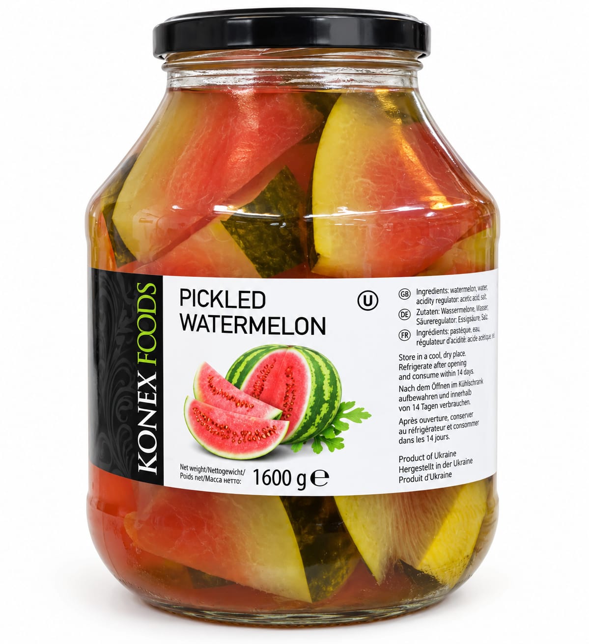 Pickled Watermelon, "KonexFood", 1600g