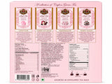 Ceylon Green Tea Pink Tea Collection, Assorted - Basilur 40 Tea Bags 60g Carton