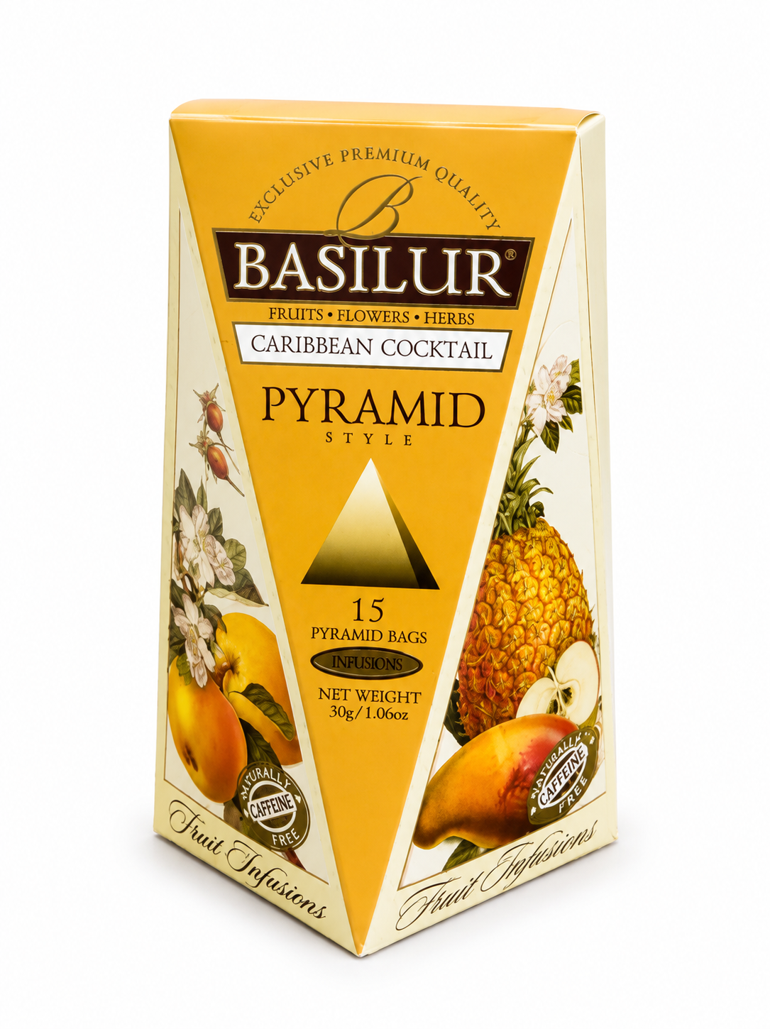 Caribbean Coctail, Fruit Infusions, "Basilur", 30g, 15 Pyramid Bags