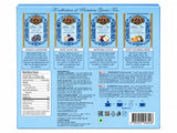 Premium Green Tea, Blue Tea Collection, Assorted - Basilur 40 Tea Bags 48g