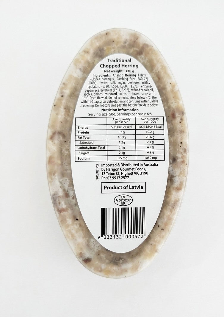 Traditional Chopped Herring - Mr Fishi 330g