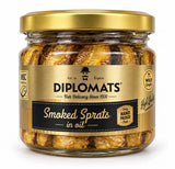 Smoked Sprats in Oil, "Diplomats", 250g
