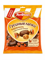 Caramel Gusinye Lapki, Chocolate & Nut Filling - Rot Front 250g