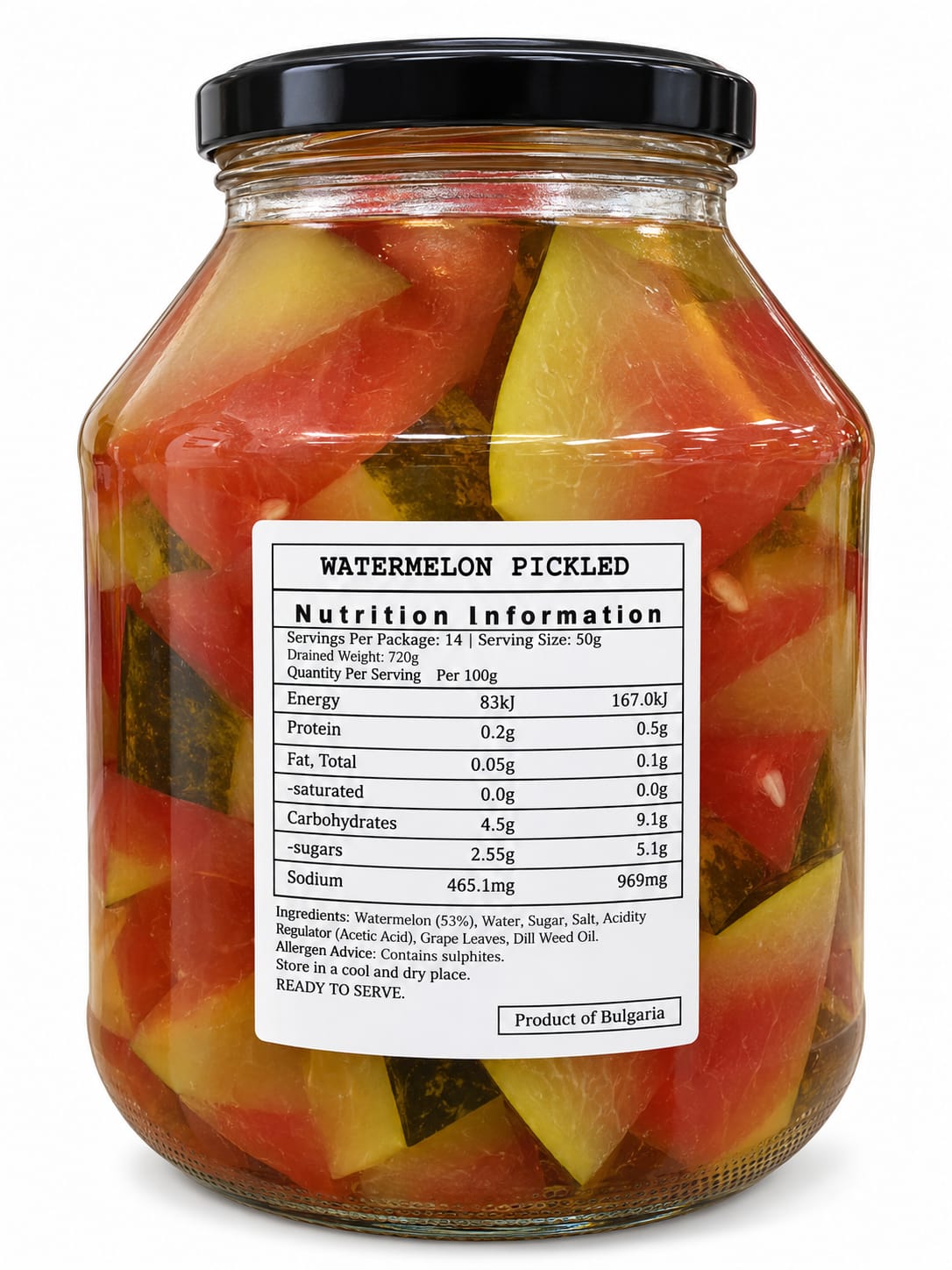 Pickled Watermelon, "KonexFood", 1600g