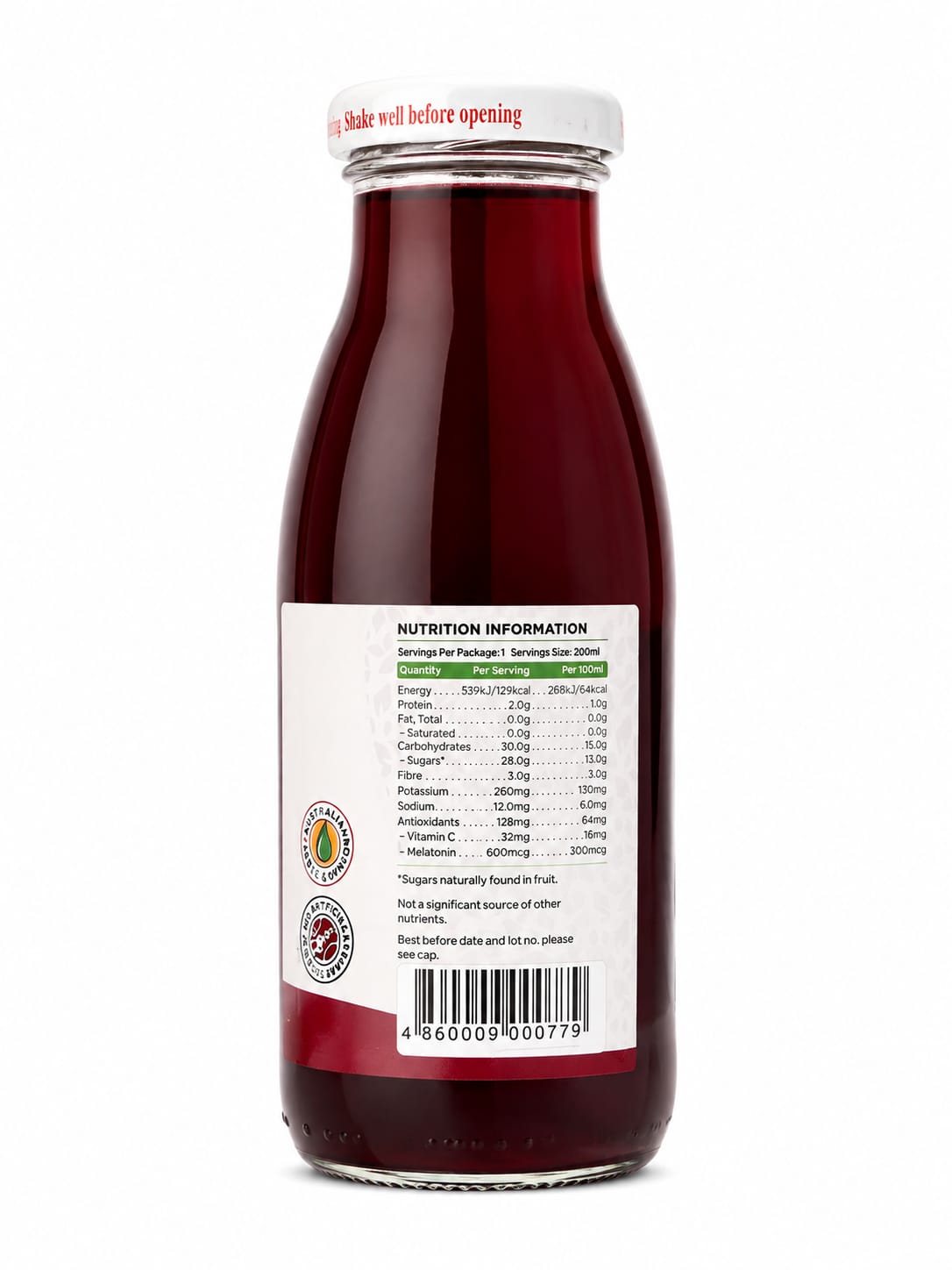 Sour Cherry Juice, Nature's Goodness, 250L