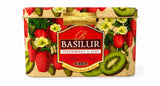 Ceylon Black Tea Strawberry & Kiwi, Magic Fruits - Basilur, 20 Tea Bags, 40g, Tin