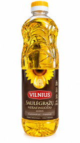 Unrefined Sunflower Oil , "Vilnius", 1 L