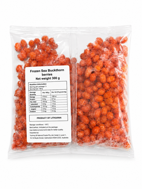Sea Buckthorn Frozen Berries "AmbeRye" 300g