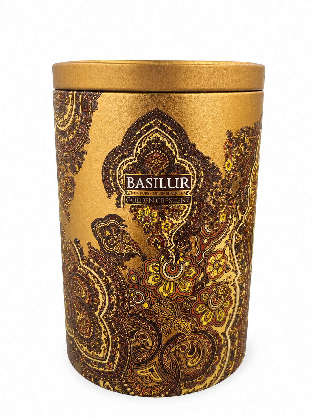 Basilur Golden Crescent Ceylon Black Tea, 100g, Metal Package