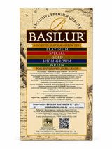 Ceylon Assorted Black & Green Teas, The Island of Tea - Basilur 25 Tea Bags 47.5g