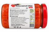 Pepper& Eggplant Spread, Hot, "Konex Food", 550g