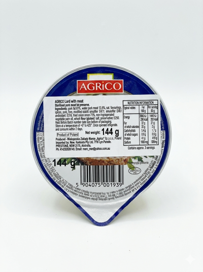 Lard with Meat, "Argo", 144g