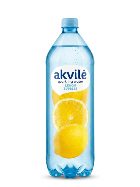 Akvile Lemon Bubbles Sparkling Water