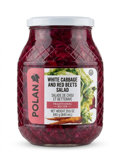 White Cabbage & Beetroot Salad, POLAN, 840g