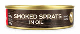 Naturally Smoked Sprats in oil "Banga" - 160g