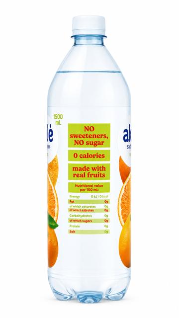 Akvile Orange Bubbles Sparkling Water