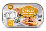 Cod Liver in Own Oil, "Bandi", 121 g