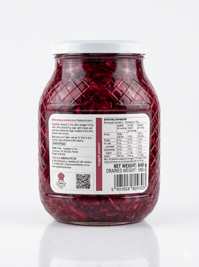 White Cabbage & Beetroot Salad, POLAN, 840g