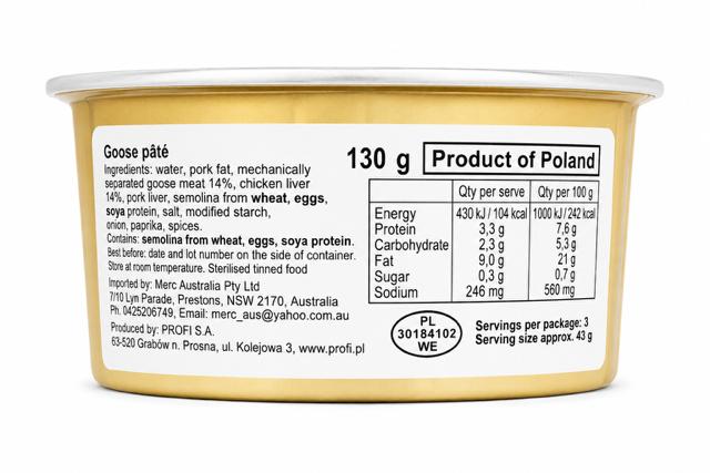 Goose pate - Profi 130g