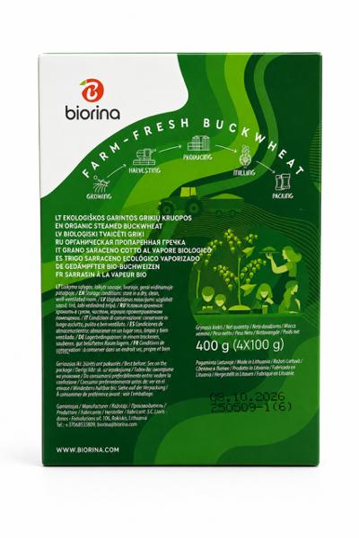 Biorina Organic Buckwheat (Grikiai), 500g