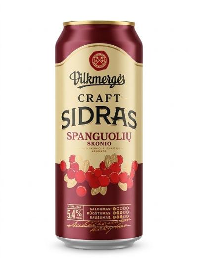 Cranberry Craft Cider - Vilkmerges 500ml Can