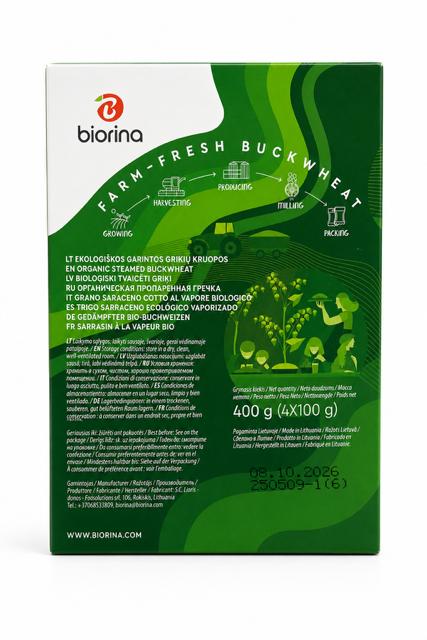 Buckwheat Biorina 400g (4 x 100g)