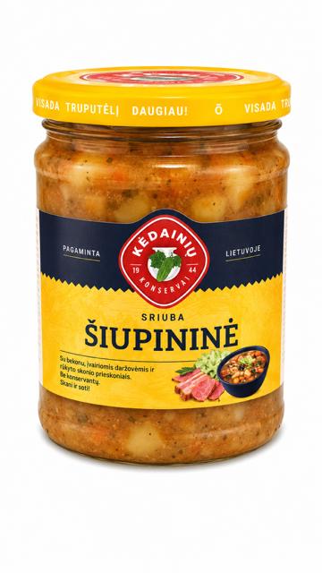 Solyanka Soup with Meat in a Glass Jar - Kedainiu 480g