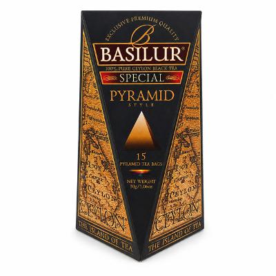 Pure Ceylon Black Tea, "Special", Pyramid Style, " Basilur", 30g, 15 Pyramid Tea Bags