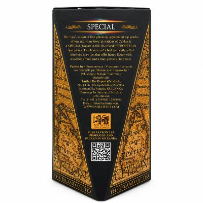 Pure Ceylon Black Tea, "Special", Pyramid Style, " Basilur", 30g, 15 Pyramid Tea Bags