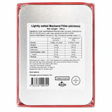 Lightly Salted Mackerel Fillet, Mr Fishi, 160g