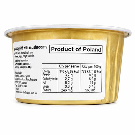 Poultry pate with mushrooms- Profi 131g
