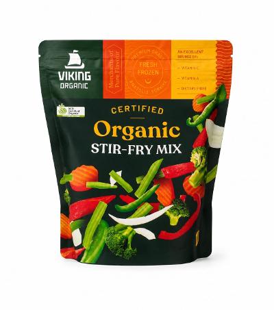 Stir Fry Vegetable Mix, Organic - Viking Organic 500g