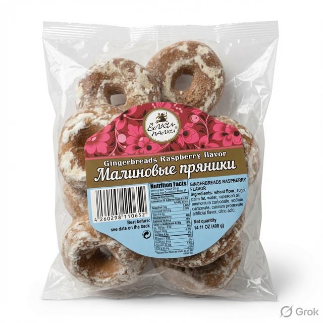 Raspberry Cookies - Elki Palki 400g