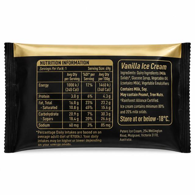 Connoisseur Classic Vanilla Ice Cream 69g