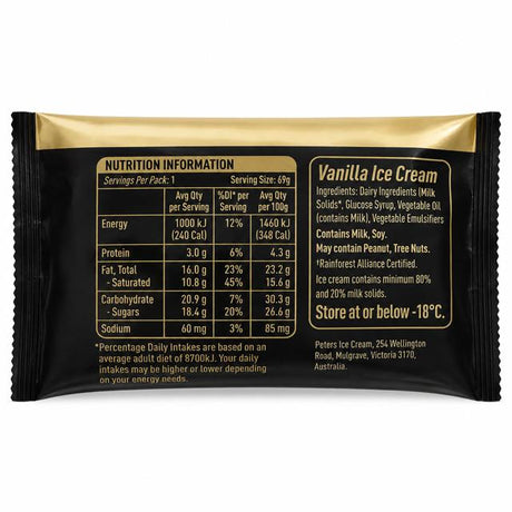 Connoisseur Classic Vanilla Ice Cream 69g
