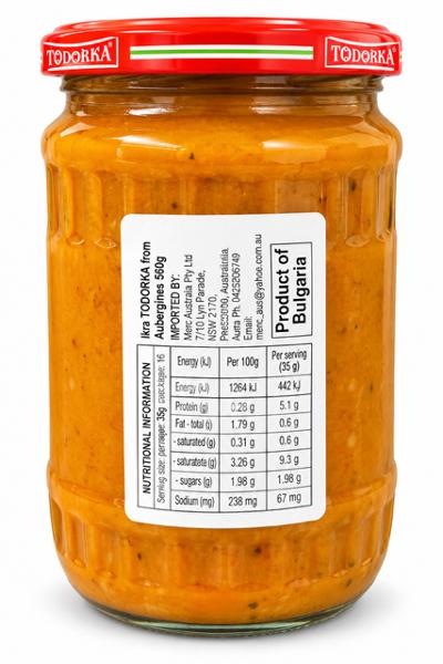 Eggplant Ikra (Spread) "Todorka"- 560g