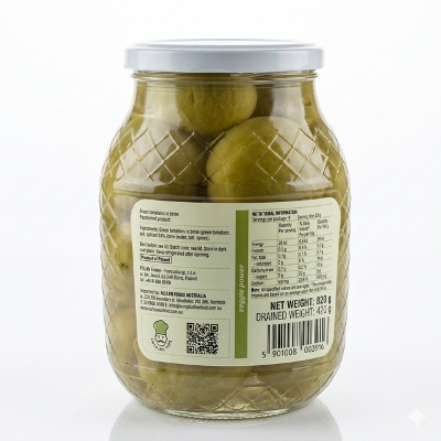 Green Tomatoes in Brine 820ml