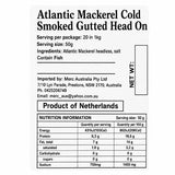 Deli Scale - Atlantic Mackerel Cold Smoked (Head On)