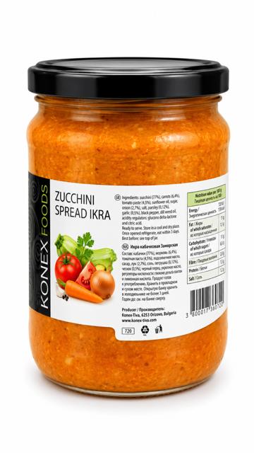 Zucchini Spread (Ikra), Konexfoods, 680g