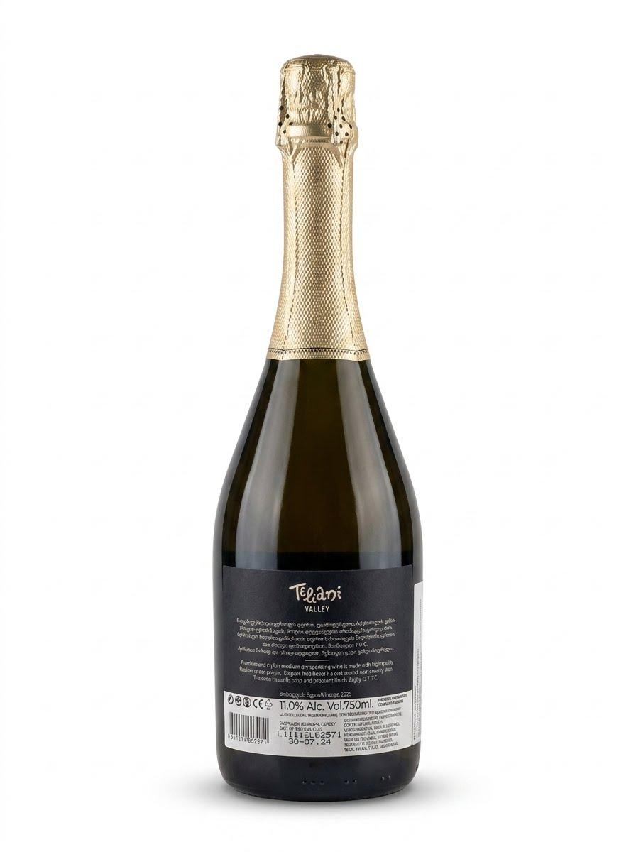Sparkling Wine, White Medium Dry - Teliani Valley 750ml
