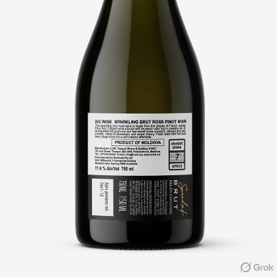 Sparkling Wine 242 Rose Brut 750ml