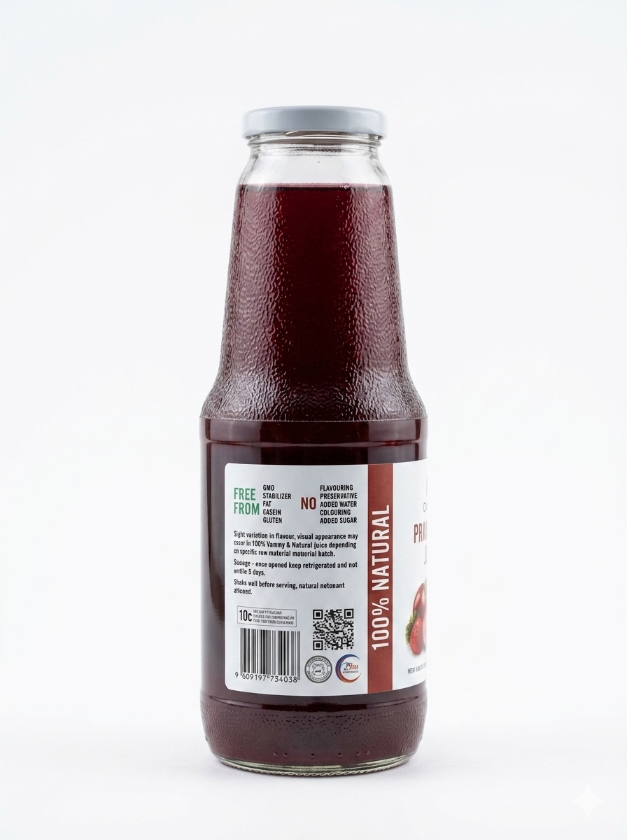 Mixed Berry 100% Juice - Yummy and Natural
