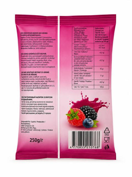 Kisielius Dessert Drink, Wild Berries - Kiingai 250g