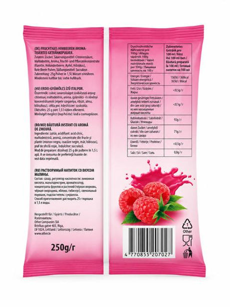 Kisielius Dessert Drink, Raspberry - Kiingai 250g