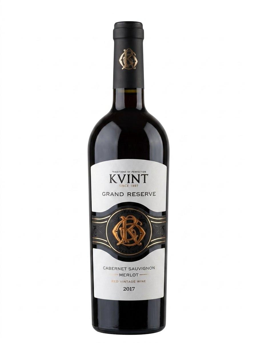 Cabernet Sauvignon Merlot Dry Red Grand Reserve, Kvint 2017, 750ml