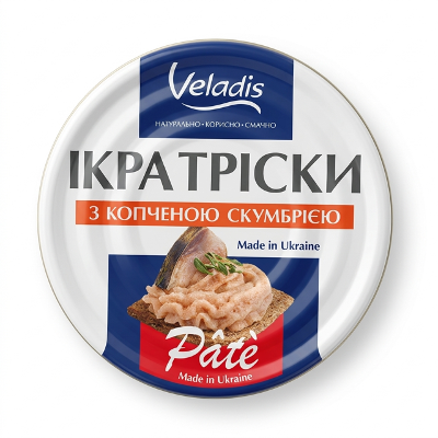 Cod Caviar Pate with Smoked Mackerel - Veladis 100g