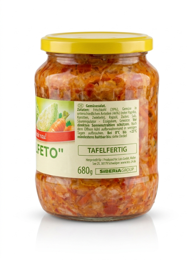 Babye Leto Vegetable Salad - Leis 680g
